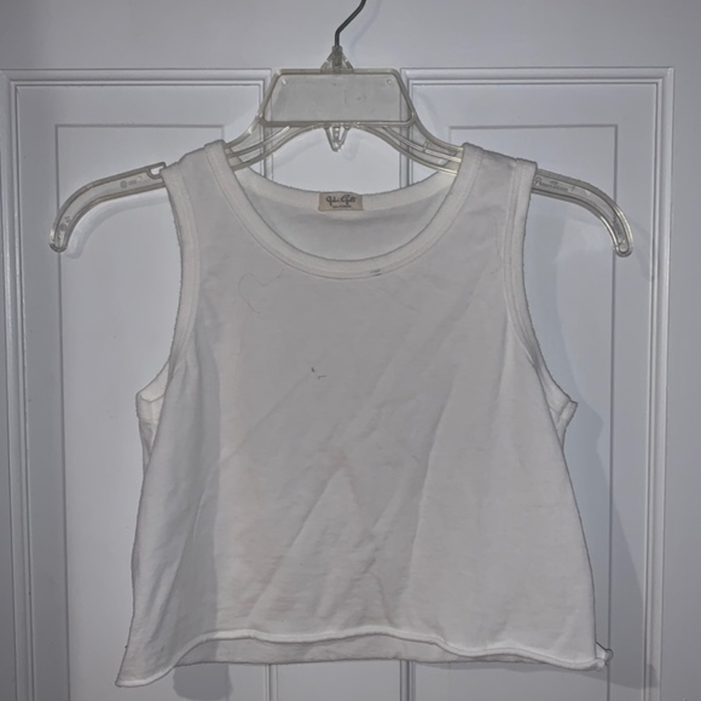 Brandy Melville white halter top‎